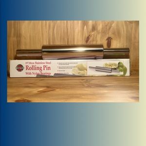 - Norpro 19” Stainless Steel Rolling Pin